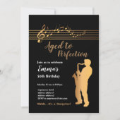 Jazz, de partijuitnodiging van de Muziek, Geavance Kaart (Voorkant)