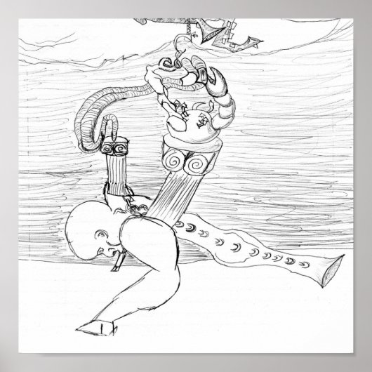 Jazz (detail) poster (Voorkant)