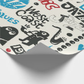 jazz doedle mix cadeaupapier (Hoek)