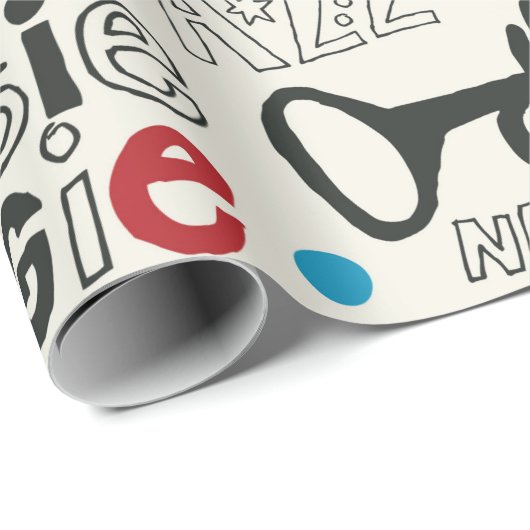 jazz doedle mix cadeaupapier (Rol Hoek)