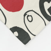 jazz doedle mix fleece deken (Hoek)