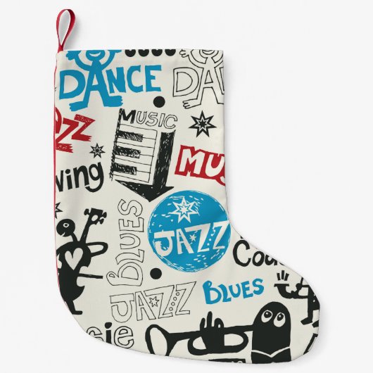 jazz doedle mix kleine kerstsok (Voorkant)