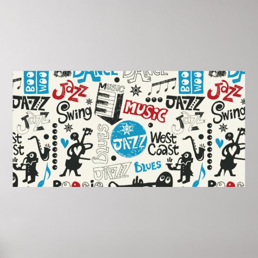 jazz doedle mix poster (Voorkant)