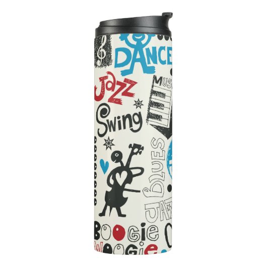 jazz doedle mix thermosbeker (Gedraaid links)