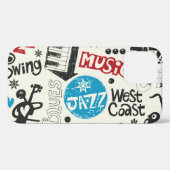 Jazz Doodle: Eclectische muziek mix Case-Mate iPhone Case (Achterkant (horizontaal))