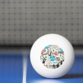 Jazz Doodle: Eclectische muziek mix Pingpongbal (Net)
