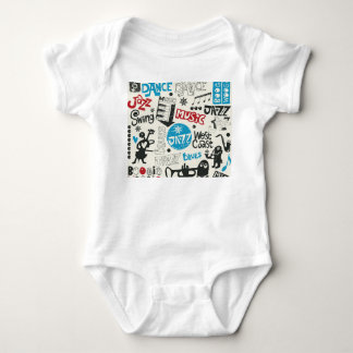 Jazz Doodle: Eclectische muziek mix Romper