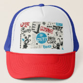 Jazz Doodle: Eclectische muziek mix Trucker Pet (Voorkant)