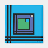 "Jazz" door Bruce Tunis Magneet (Voorkant)