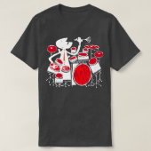 Jazz Drummer T-shirt (Design voorkant)
