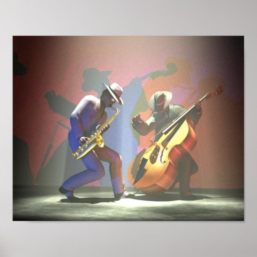 Jazz duel poster (Voorkant)