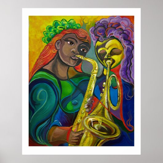 Jazz Duo Poster (Voorkant)