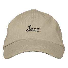 Jazz Embroided Dark Text Baseball Pet