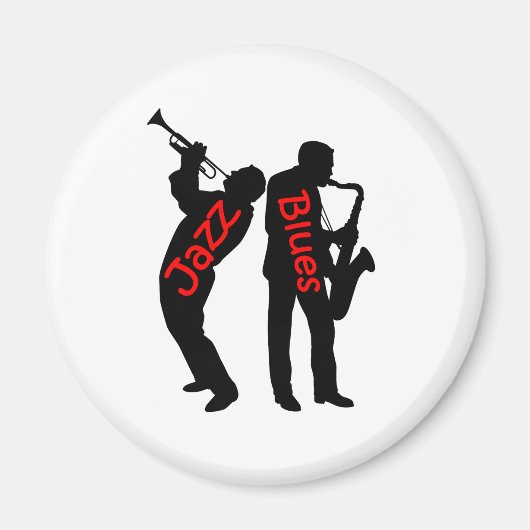 Jazz en Blues Magneet (Voorkant)