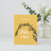 Jazz en Blues Threadparty Kaart (Staand voorkant)
