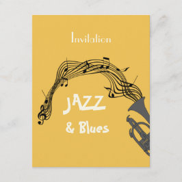 Jazz en Blues Threadparty Kaart