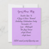 Jazz en Blues Threadparty Kaart (Achterkant)