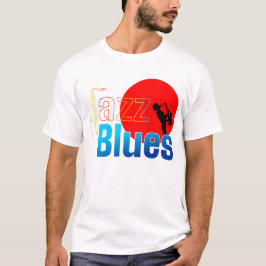 Jazz- en Bluesmuziekfans T-shirt