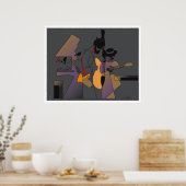 Jazz en Nightshades Poster (Keuken)