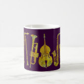 Jazz Ensemble in Gold Koffiemok (Center)