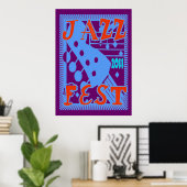 Jazz Fest 2011 Guitar Poster (Thuiskantoor)