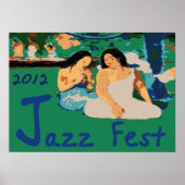 Jazz Fest 2012, Zitten bij de boom Poster (Voorkant)