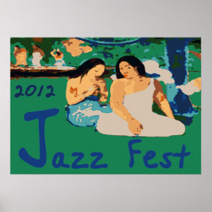 Jazz Fest 2012, Zitten bij de boom Poster