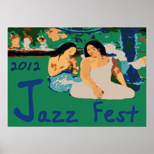 Jazz Fest 2012, Zitten bij de boom Poster (Voorkant)