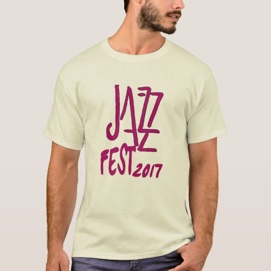 Jazz Fest 2017 T-shirt (Voorkant)