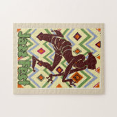 Jazz Fest Abstract Dancer Legpuzzel (Horizontaal)