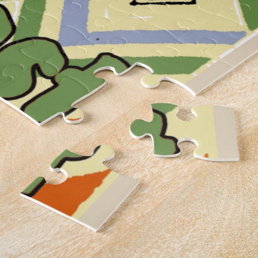 Jazz Fest Abstract Dancer Legpuzzel (Zijkant)