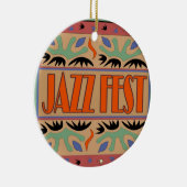 Jazz Fest Abstract Keramisch Ornament (Rechts)