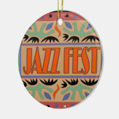 Jazz Fest Abstract Keramisch Ornament (Links)