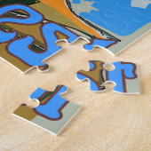 Jazz Fest Abstracte muziekinstrumenten Legpuzzel (Zijkant)