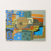 Jazz Fest Abstracte muziekinstrumenten Legpuzzel (Horizontaal)