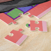 Jazz Fest Abstracte Singer Legpuzzel (Zijkant)