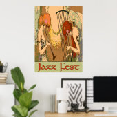 Jazz Fest Angels Poster (Thuiskantoor)