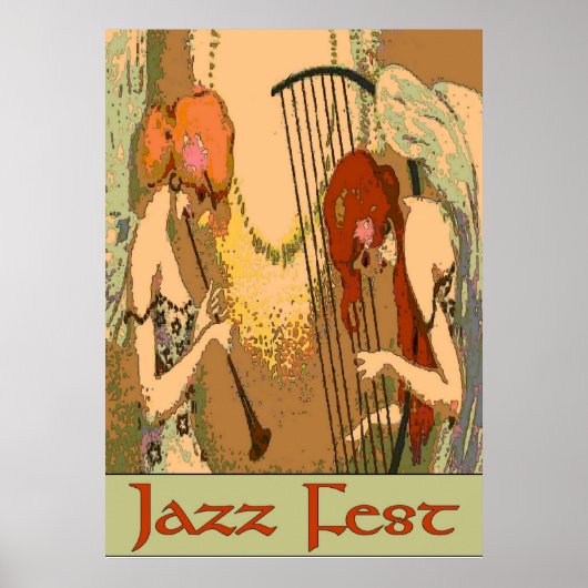 Jazz Fest Angels Poster (Voorkant)