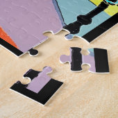 Jazz Fest Art Decco Legpuzzel (Zijkant)