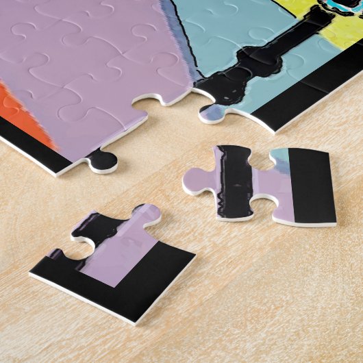 Jazz Fest Art Decco Legpuzzel (Zijkant)