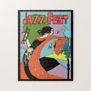 Jazz Fest Art Decco Legpuzzel