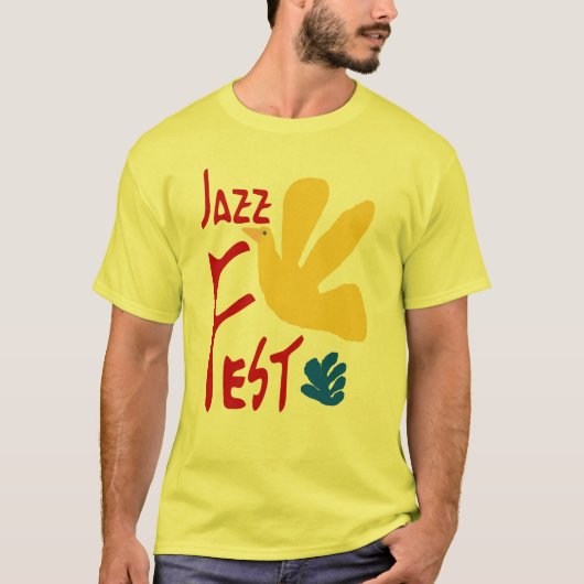 Jazz Fest Bird T-Shirt (Voorkant)