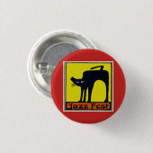 Jazz fest Black Cat tekst toevoegen, Ronde Button 3,2 Cm (Voorkant /achterkant)