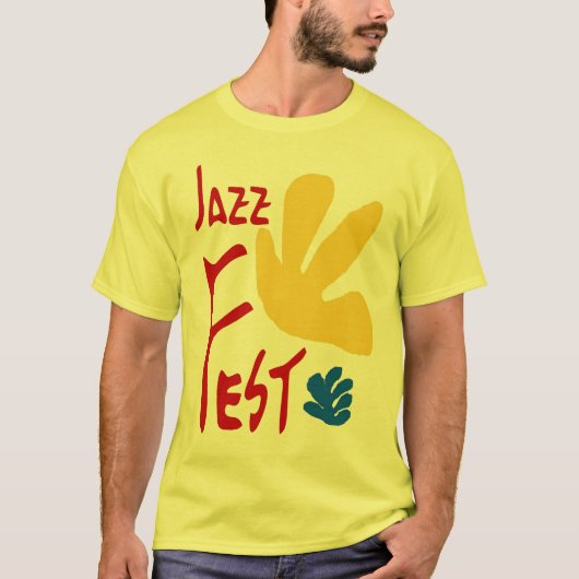 Jazz Fest Bladeren 1 T-shirt (Voorkant)