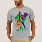 Jazz Fest Blues Man T-shirt (Voorkant)