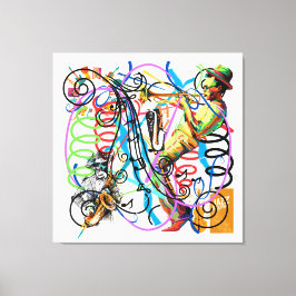 Jazz Fest Canvas Afdruk