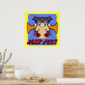 Jazz Fest Cubism Face and Horn Poster (Keuken)