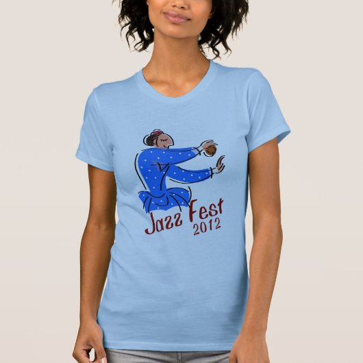 Jazz Fest Dancer 2012 T-shirt (Voorkant)