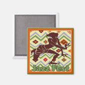 Jazz Fest Dancer ook Magneet (Voorkant / Achterkant)