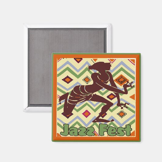 Jazz Fest Dancer ook Magneet (Voorkant / Achterkant)